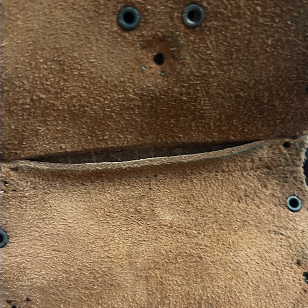 Arden B Brown Leather Belt with Gold Studs - Picture 10 of 16